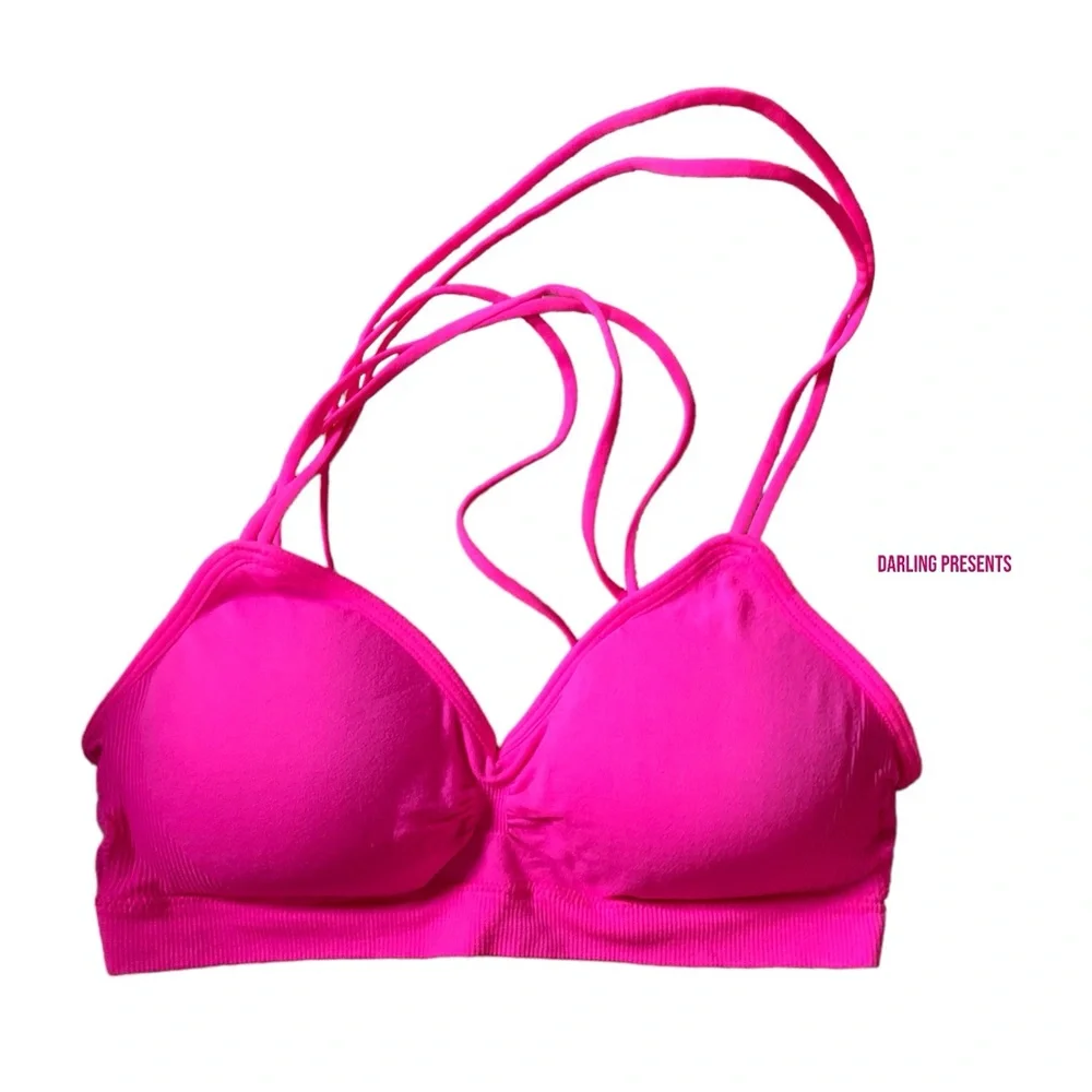Anemone Strapy Bralette Women Color Barbie Pink Size OS